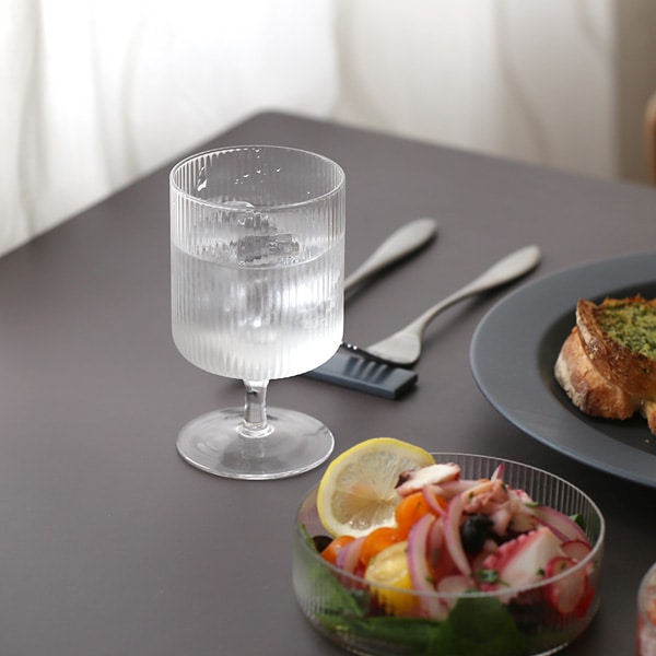 【国内在庫あり】ferm LIVING (ファームリビング) Ripple Wine Glasses(リップル ワイングラス）2個セット クリア/スモークグレー/フロスト 北欧/ガラス食器/日本正規代理店品