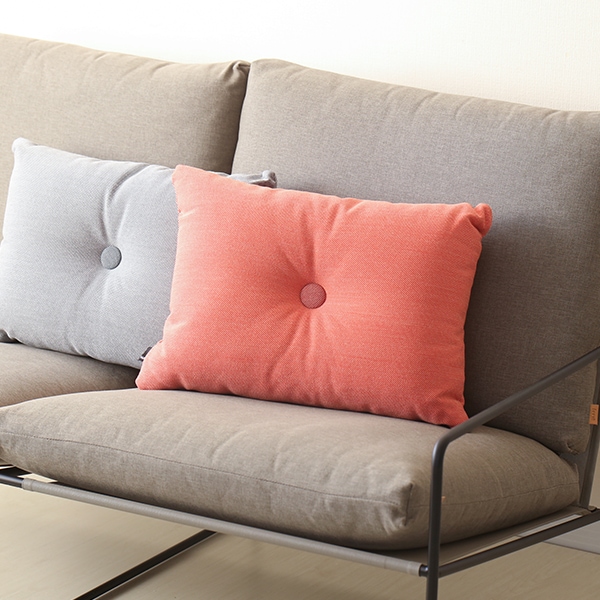 【販売終了品・40%OFF】HAY (ヘイ) Dot Cushion 1 (ドット クッション) Steelcut Trio グリーン/コーラル/グレー 北欧/インテリア