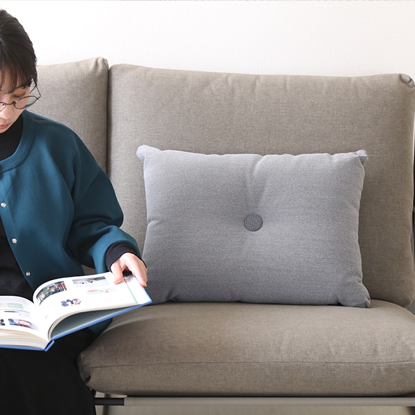 【販売終了品・40%OFF】HAY (ヘイ) Dot Cushion 1 (ドット クッション) Steelcut Trio グリーン/コーラル/グレー 北欧/インテリア